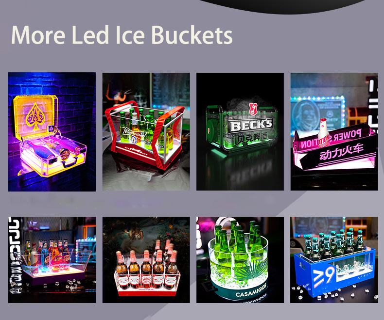 led ice bucket wholesale