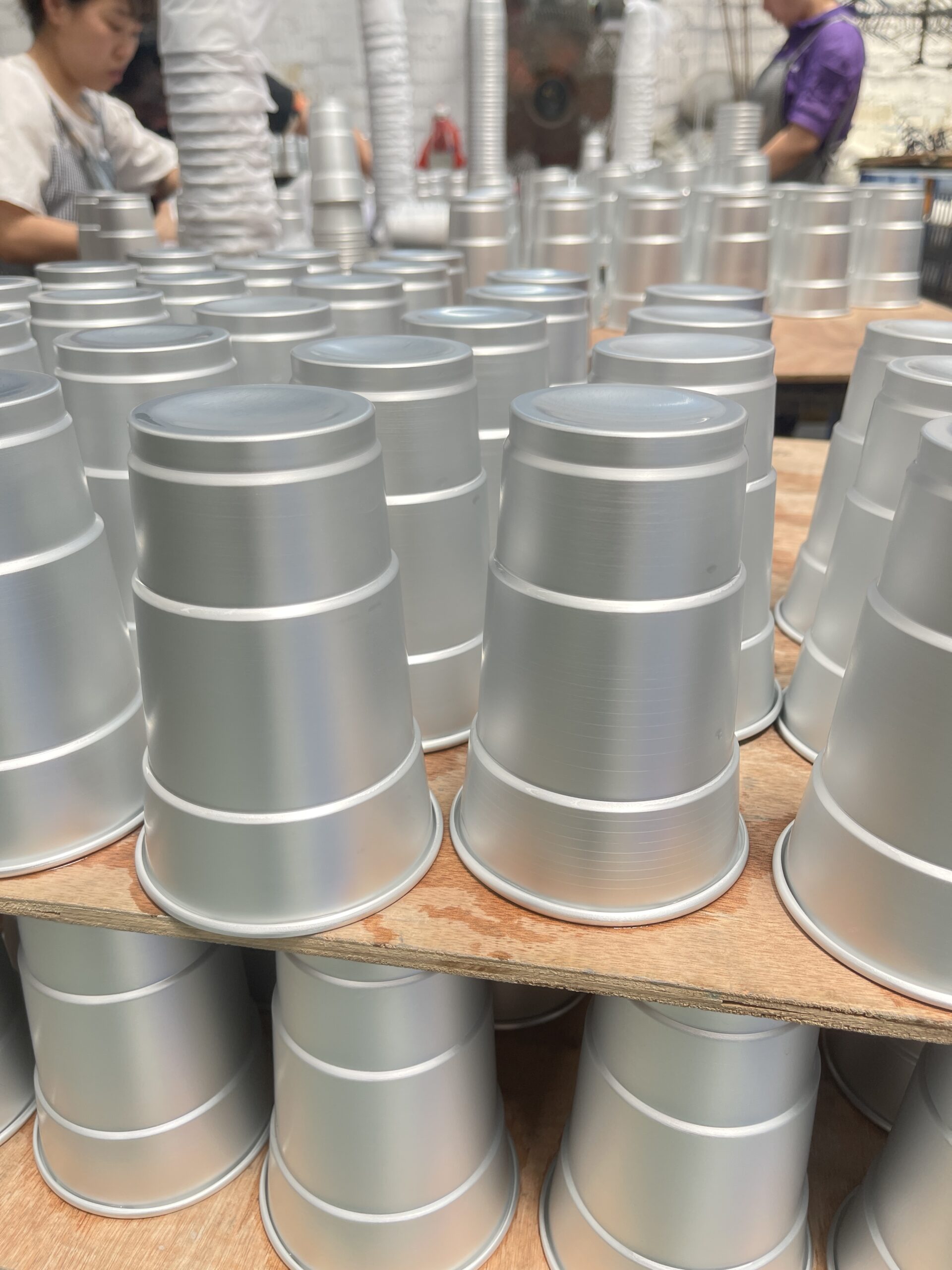 aluminum cup