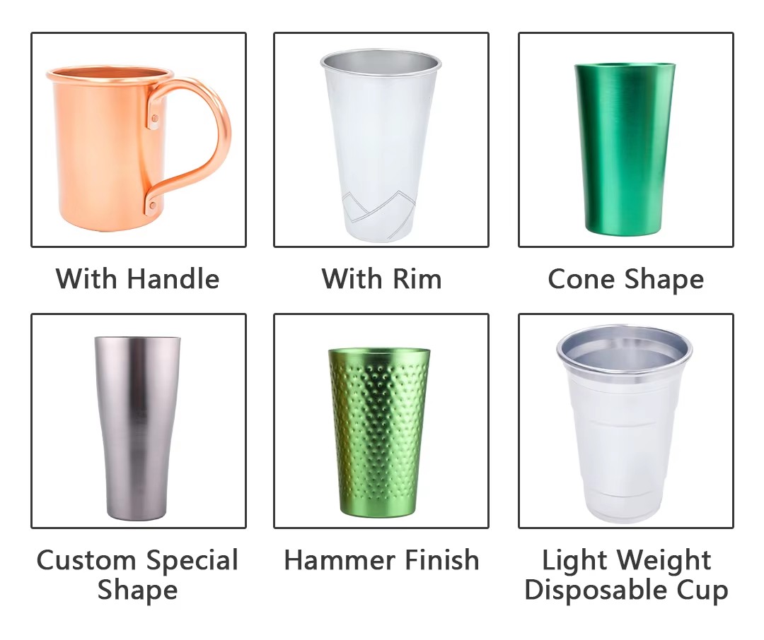 aluminum cup